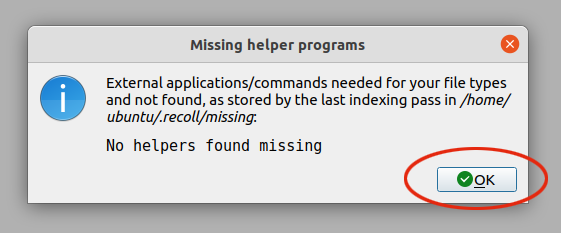 Recoll next step for indexing