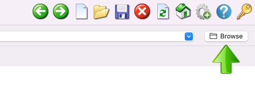 SeekFast for Mac choose a folder to search