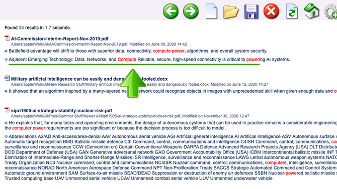 SeekFast for Mac view document text or open file